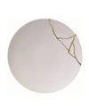 Bernardaud Kintsugi-sarkis 24k Gold Dinner Plate In White/gold