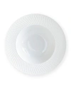 BERNARDAUD TWIST WHITE RIM SOUP PLATE,PROD243550206