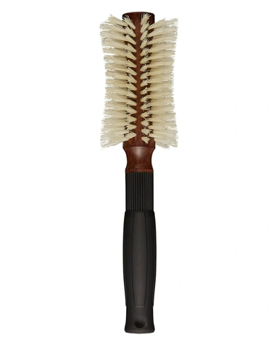 Christophe Robin Pre-curved Blowdry Boar Bristle Hairbrush - 12 Rows In Brown
