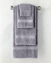 Matouk Lotus Washcloth In Smoke