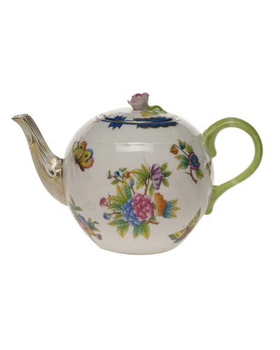 Herend Queen Victoria Blue Teapot