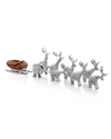 Nambe Nambé Holiday Mini Christmas Reindeer & Sleigh