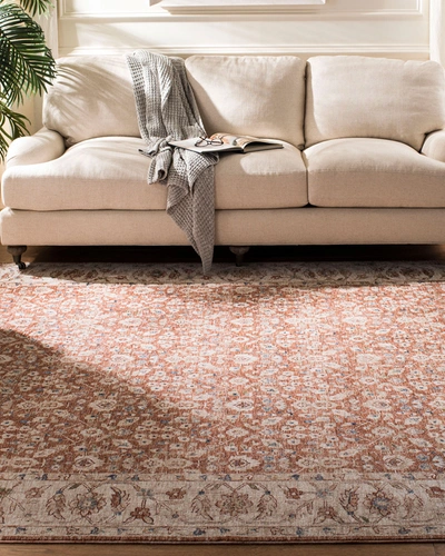 Lauren Ralph Lauren Helena Beige/light Rust Power-loomed Rug, 6' X 9'