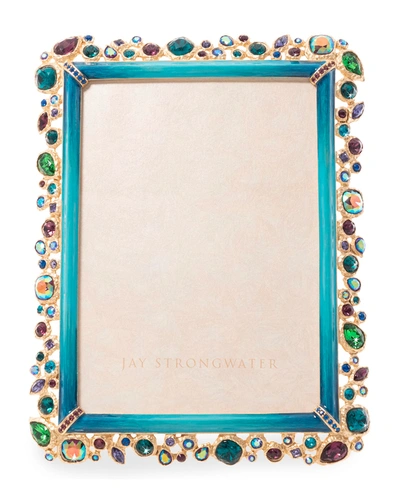 Jay Strongwater Bejeweled 5" X 7" Picture Frame