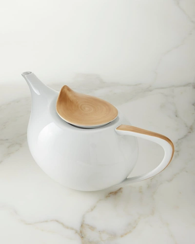 Neiman Marcus Brushstroke Gold Teapot
