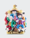 Jay Strongwater 10 Lords A-leaping Glass Christmas Ornament
