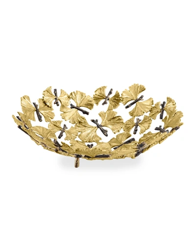 MICHAEL ARAM BUTTERFLY GINKGO CENTERPIECE BOWL,PROD244650184