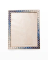 JAY STRONGWATER INDIGO PYRAMID 8" X 10" PICTURE FRAME,PROD243320274