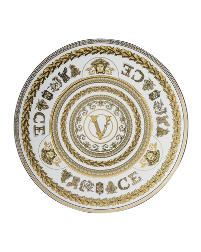 Versace Virtus Gala 33cm Plate In White