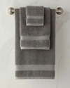 Sferra Dobby Hand Towel In Iron