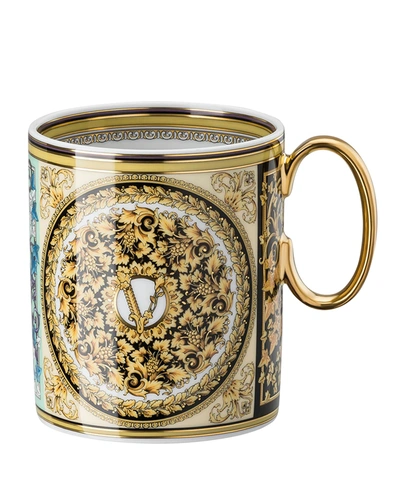 Versace Barocco Mosaic Mug With Handle In Multi