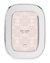 Kate Spade South Street 4" X 6" Silver Oval Picture Frame