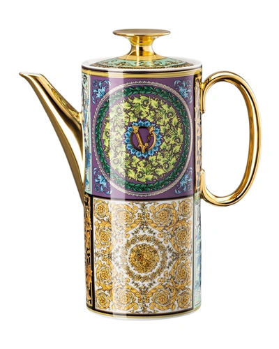 Versace Barocco Mosaic Coffee Pot In Multi