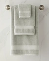 Sferra Dobby Hand Towel In Celadon