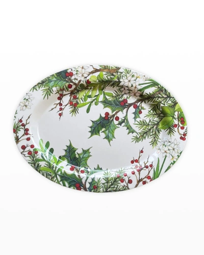 Bamboo Table Balsam/berries Oval Platter