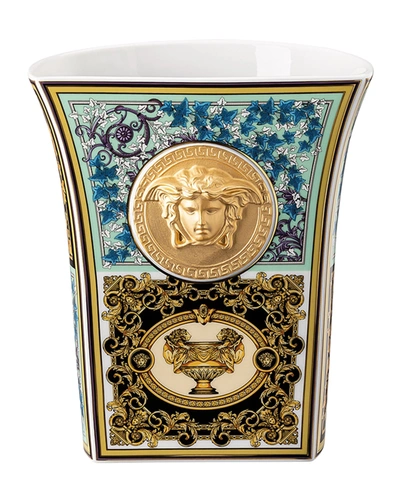 Versace Medusa Madness Vase In Barocco Mosaic - 7"