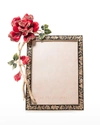 JAY STRONGWATER NIGHT BLOOM ROSE 5" X 7" PICTURE FRAME,PROD243320475