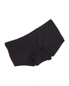 Hanro Seamless Cotton Boy-short Briefs In Black