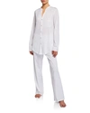Hanro Cotton Deluxe Pajama Set In White