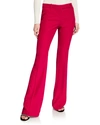 Alexander Mcqueen Classic Suiting Pants In Dark Pink