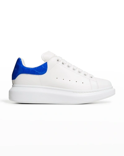 Alexander Mcqueen Oversized Trainers In Wht Ultramarine