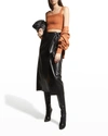 A.l.c Winona Sleeveless Crop Top In Cider