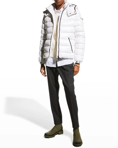 Moncler Bady Puffer Jacket In White