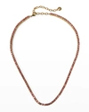 Baublebar Bennett Crystal Tennis Necklace In Pink Ombre