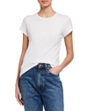 Re/done X Hanes Modern Cotton 1960s Slim Tee In White