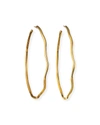 Ippolita 18k Squiggle Hoop Earrings In Gold