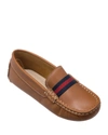 Elephantito Boy's Club Leather Loafers, Toddler/kids In Natural