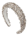 Jennifer Behr Czarina Crystal Embellished Headband In Crystal