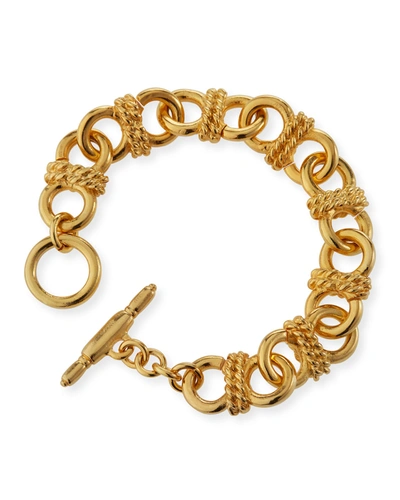 Kenneth Jay Lane Knotted Chain Bracelet In Gold