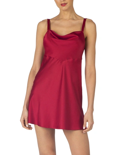 Rya Collection Heavenly Chemise Nightgown In Sangria