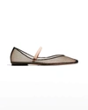 Piferi Tremaine Mary Jane Ballet Flats In Black 001
