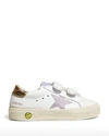 GOLDEN GOOSE GIRL'S CHECKERED GLITTER LOW-TOP SNEAKERS, BABY/TODDLERS,PROD241900035