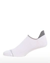 Marcoliani Men's No-show Sneaker Socks In White