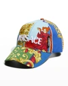 VERSACE MEDUSA RENAISSANCE-PRINT BASEBALL HAT,PROD242280109