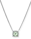 DAVID YURMAN 7MM CHATELAINE PENDANT NECKLACE WITH GEMSTONE AND DIAMONDS IN SILVER,PROD242330242