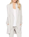 Barefoot Dreams The Cozy Chic Lite Circle Cardigan In Silver