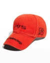 BALENCIAGA X PLAYSTATION MEN'S PS5 LOGO BASEBALL HAT,PROD242410418