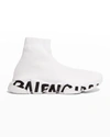 BALENCIAGA MEN'S SPEED GRAFFITI SNEAKERS,PROD246110441