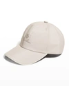 Loro Piana Logo-embroidered Storm System Baseball Cap In B1mi Crystal
