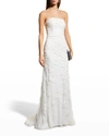 FAVIANA STRAPLESS LACE TULLE GOWN W/ LACE-UP BACK,PROD245950539