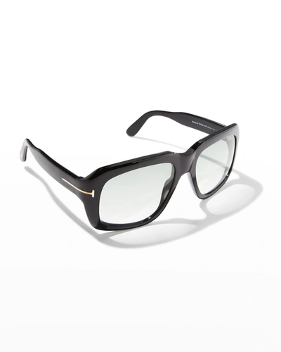 Tom Ford Men's Bailey Sunglasses In 01p Black