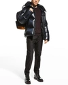 Canada Goose Crofton Water Resistant Packable 750 Fill Power Down Hooded Jacket In Black