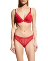 Natori Feathers Hipster Briefs In Chili
