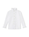 CLASSIC PREP CHILDRENSWEAR GIRL'S GINNY RUFFLE-FRONT BLOUSE,PROD244450409