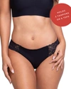 Proof ® Period & Leak  Lace Moderate Absorbency Cheeky Panties In Black