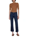 Frame Le Crop Mini Boot Raw After Purify Medium Wash Jean In Rosalie